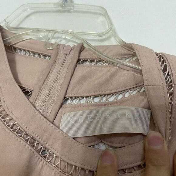 KEEPSAKE The Label NIGHT DANCE Fit & Flare Light pink Dress Size large - Picture 5 of 5